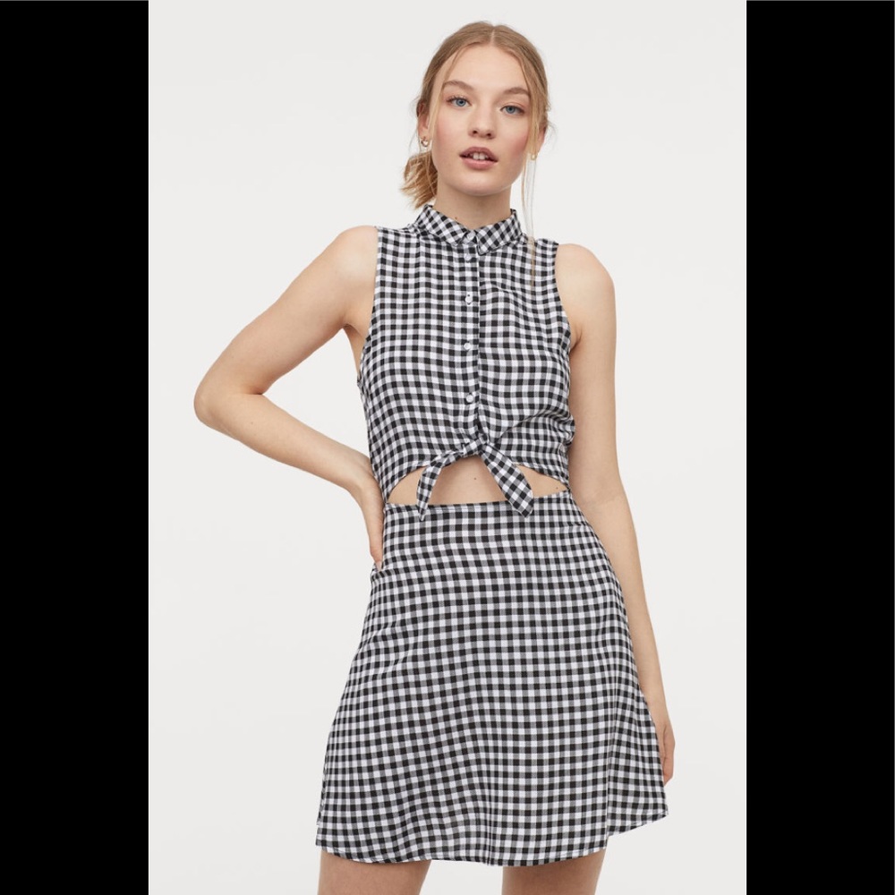 H&M sleeveless viscose dress - Sz 2